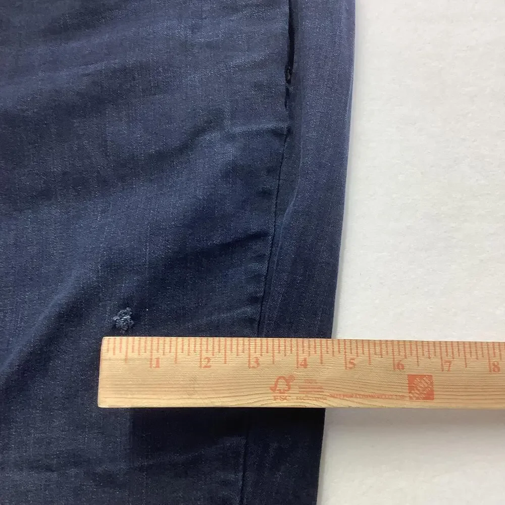 Lane Bryant Jeans Womens 24 Blue High Rise Straight Stretch Tummy Control
